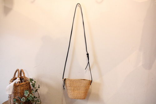 かご バスケット 雑貨 Menui シーグラス ショルダーバッグ スプルース 志成販売