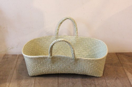 シーグラスのフルナかごバッグ