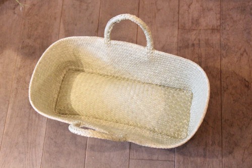 シーグラスのフルナかごバッグ