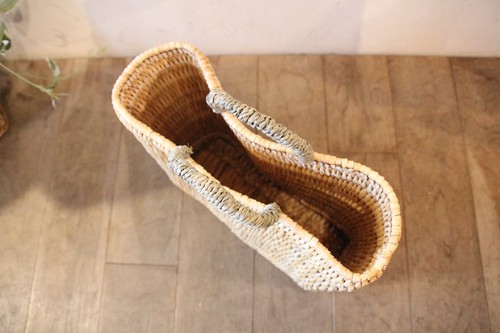 ストローかごバッグ