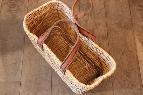 ストローかごバッグ