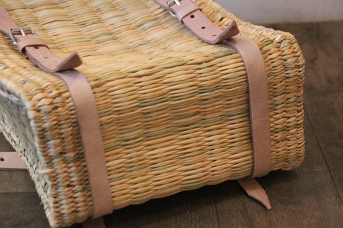 ストローマルシェかごリュック