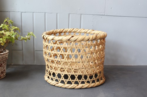 真竹の国産六つ目高台椀かご