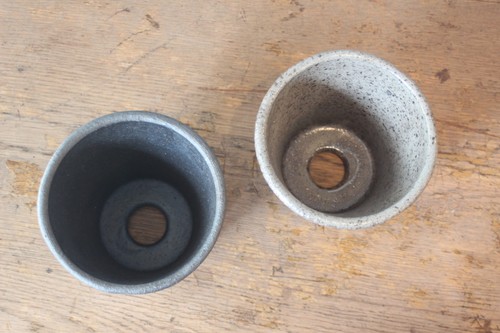 日本製常滑焼皿付きプランター