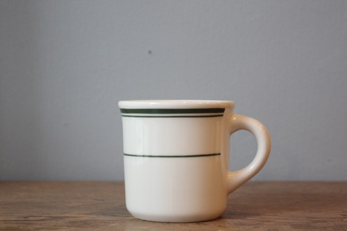 Tuxtonグリーンベイアメリカンダイナーマグカップ