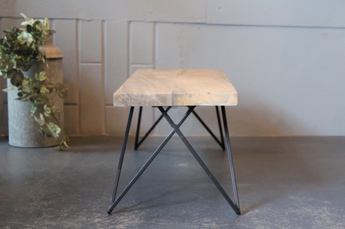 マンゴーウッドのアイアンスタンド