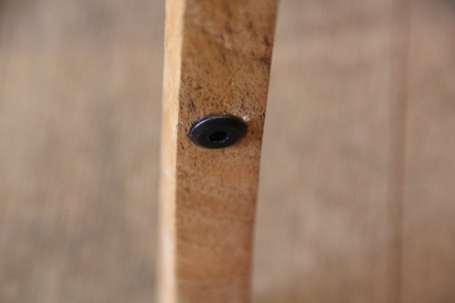 マンゴーウッドとアイアンのフラワースタンド