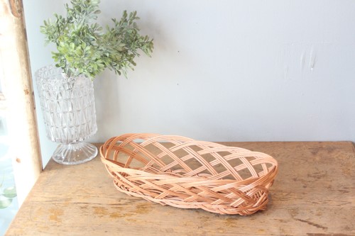 ポーランド製柳バケットバスケットトレー