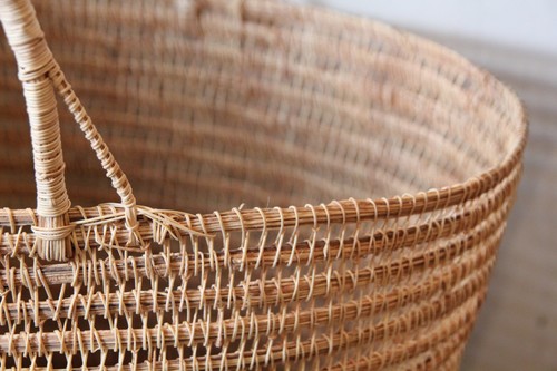 パームファイバーかごバッグ