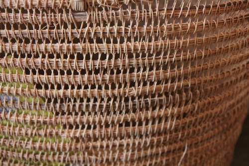 パームファイバーかごバッグ