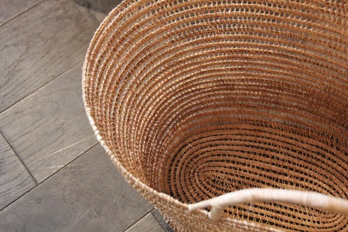 パームファイバーかごバッグ