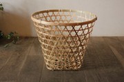 プランターカバーに、インテリアに！【竹 六つ目かご】《2893》