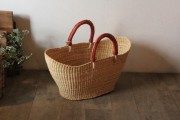 アタ製品カゴ2点ブルキナカゴ1点 ブルキナバスケット[アフリカのかご] - menui