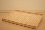 ラタン角形トレーバスケット