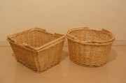 柳手付きバスケット
