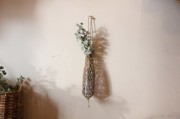 水草のメッシュハンギングバスケット