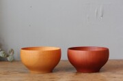 天然木の汁椀【ナツメ マルチボウル】スープカップ、小鉢に。《3928》
