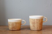 【国産陶器のマグカップ さびライン】《3948》