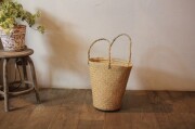 新品⭐ kippis / かごバッグ / バスケット / バケツ バスケット かご ピクニックバスケット ショッピングバッグ