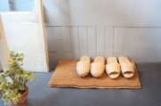 大きめサイズの蒲草ガマスリッパ