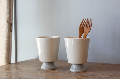 美濃焼のホワイトゴブレット