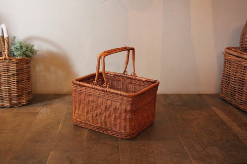 ラタンレジかごバスケット