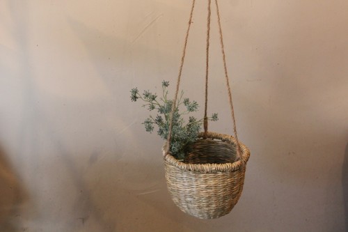 シーグラスハンギングバスケット