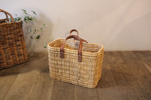 ストローかごバッグ
