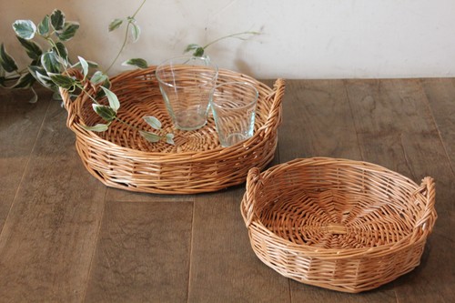 柳トレーバスケット