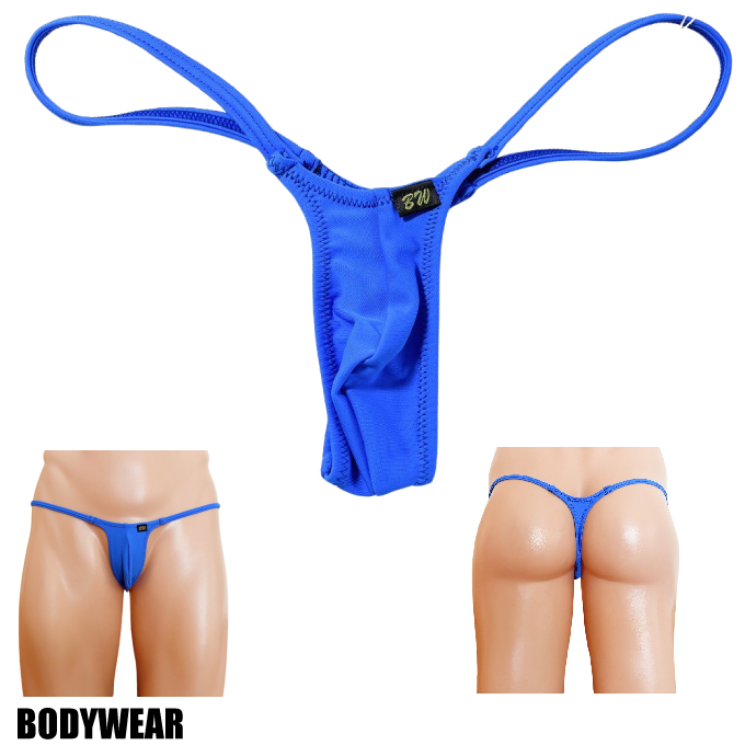 BODYWEAR メンズビキ　 コバルトブルー　2WAY　ウルトラマイクロ　Tバック　1001276b