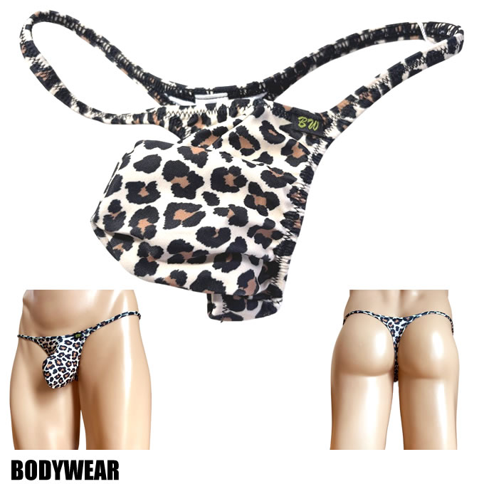 BODYWEAR メンズビキニ 2WAY アニマルスキン ヒョウ柄 バルジシャープ　Tバック Mサイズ 1041271