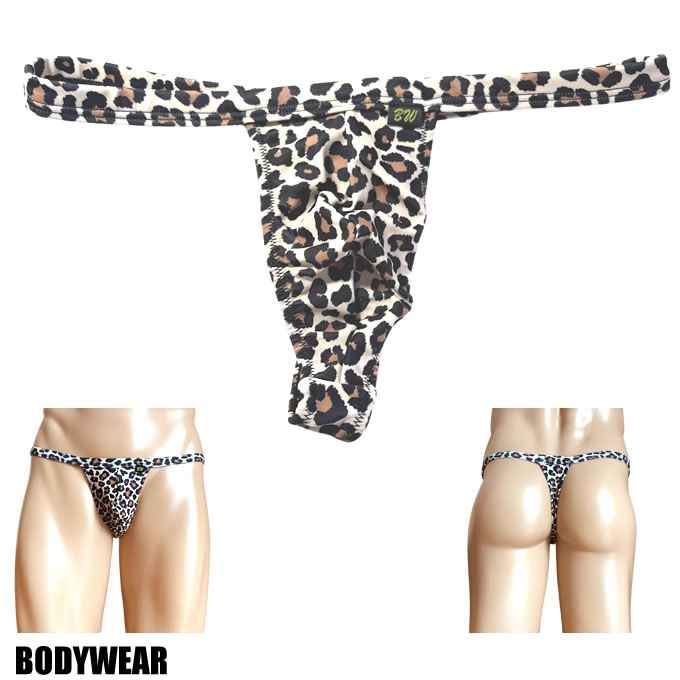 BODYWEAR メンズビキニ 2WAY アニマルスキン ヒョウ柄 ウェストバインダー　Tバック Mサイズ 1053271