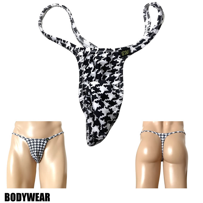 BODYWEAR メンズビキニ　ギンガムチェック柄　シャープ　Tバック　1055260
