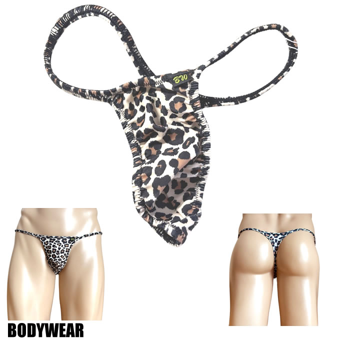 BODYWEAR メンズビキニ 2WAY アニマルスキン ヒョウ柄 シャープ　Tバック Mサイズ 1055271