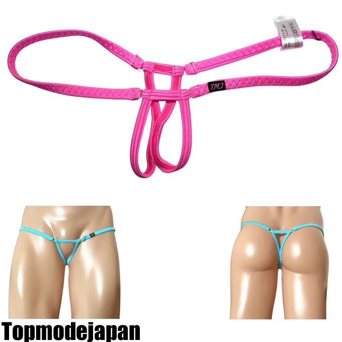 トップモードジャパン ユニセックス  Vフロント トライアングルバック 2way Gストリング 11006