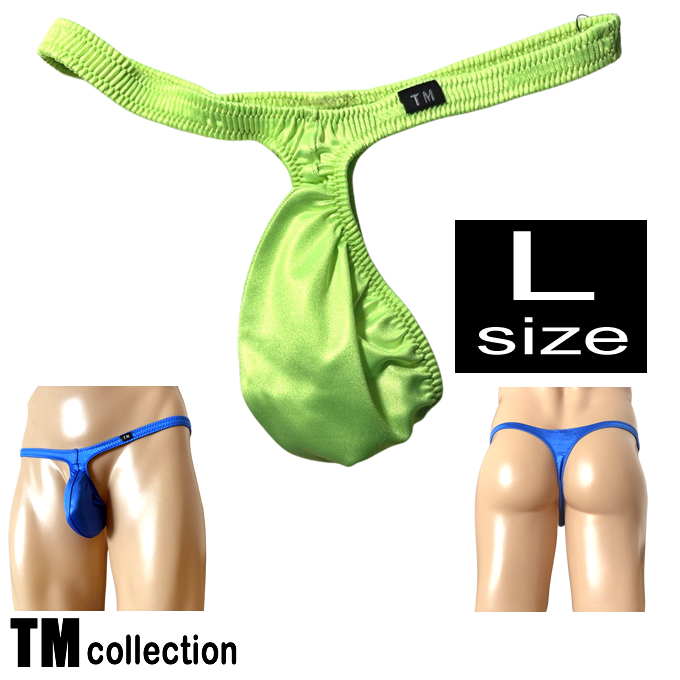 TMコレクション メンズ WET もっこりヒョウタン Tバック Lサイズ  115769