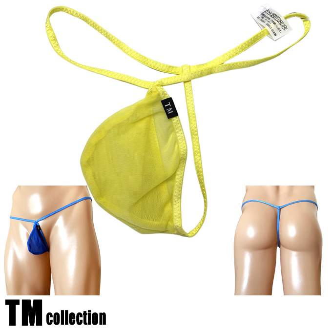 TMコレクション メンズビキニ Powernet フロントポーチ Gストリング  Mサイズ　175106
