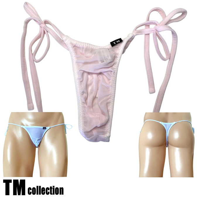 TMコレクション メンズビキニ　NewT2M2　サイドリボン　Tバック  Mサイズ　175113