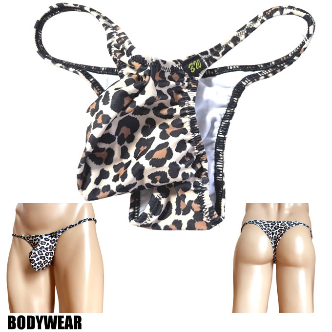 BODYWEAR メンズビキニ 2WAY アニマルスキン ヒョウ柄 バルジシャープ　リオバック Mサイズ 2042271