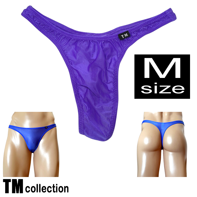 TMコレクション メンズビキニ クリアスキン Standard fit ハギ無し Tバック  Mサイズ　335118