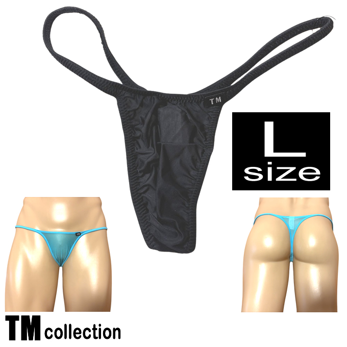 TMコレクション メンズビキニ  Clearskin ハギナシシャープ Tバック Lサイズ 335284