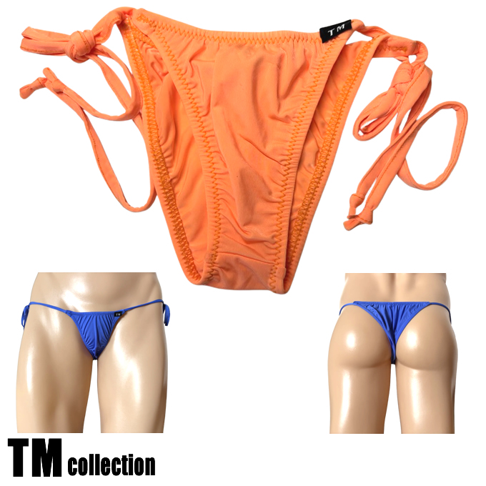 TMコレクション メンズビキニ STRIKESKIN サイドリボン ハーフバック 565734