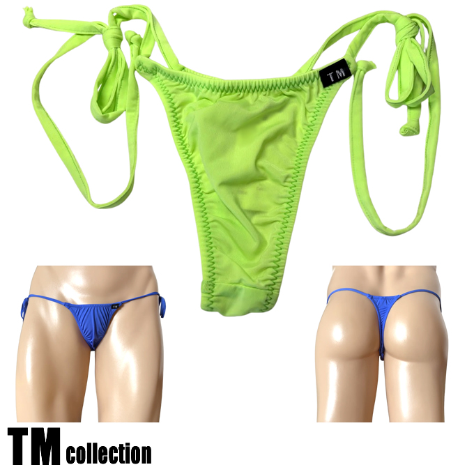 TMコレクション メンズビキニ STRIKESKIN サイドリボン Tバック 565735