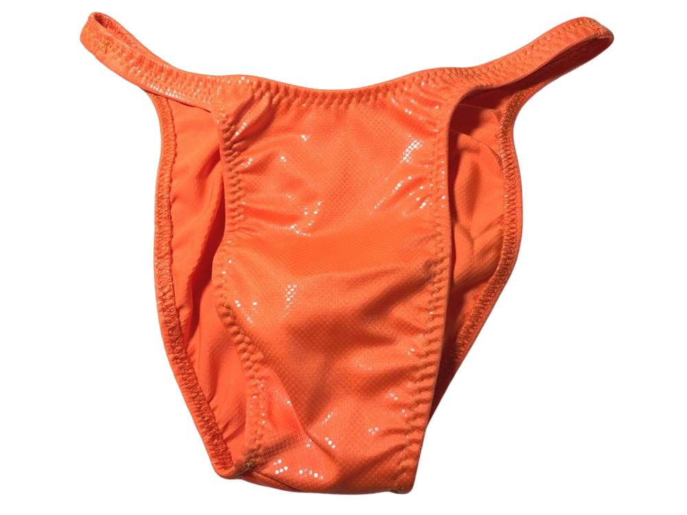 ジャグウェア　ブラジルカット　オレンジ　クリアドット　ポージングスーツ　bccld04