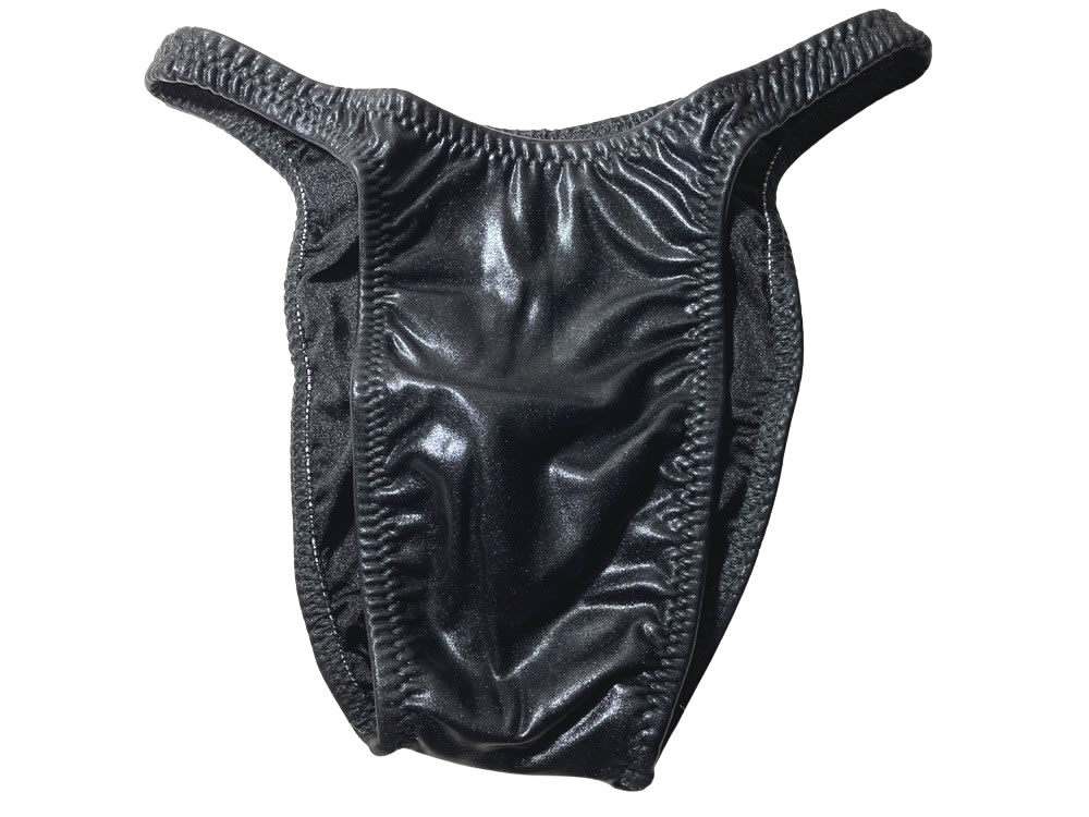 ジャグウェア　ブラジルカット　ブラック　ビニール　ポージングスーツ　bcvyn07