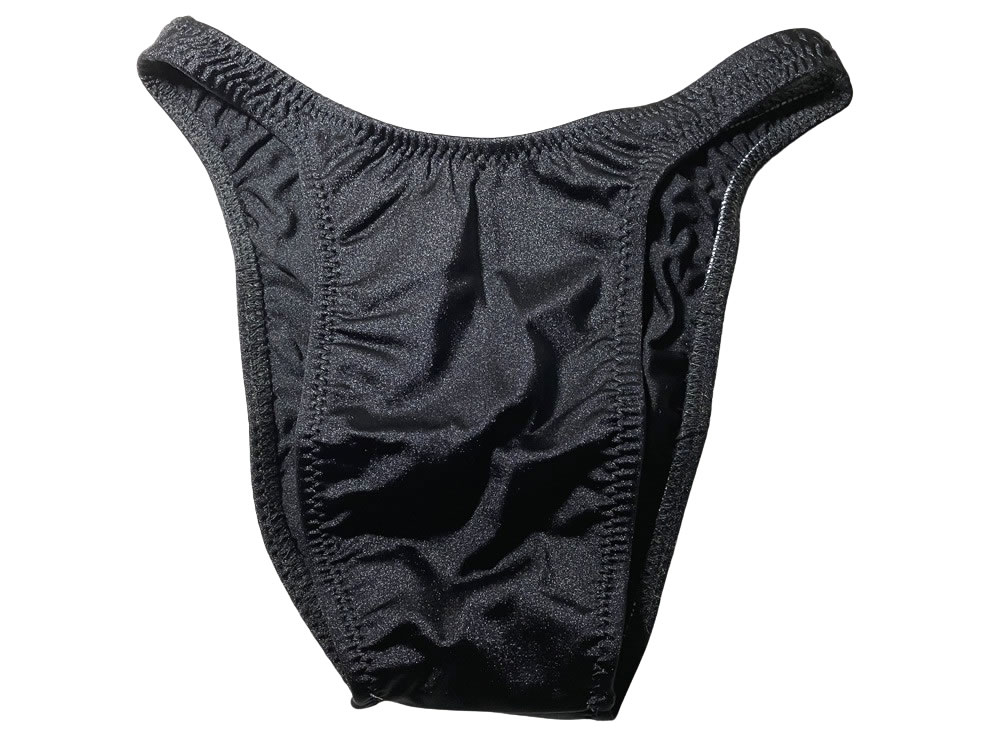 ジャグウェア　フレンチカット　ブラック   ナイロンライクラ　ポージングスーツ　fc00a