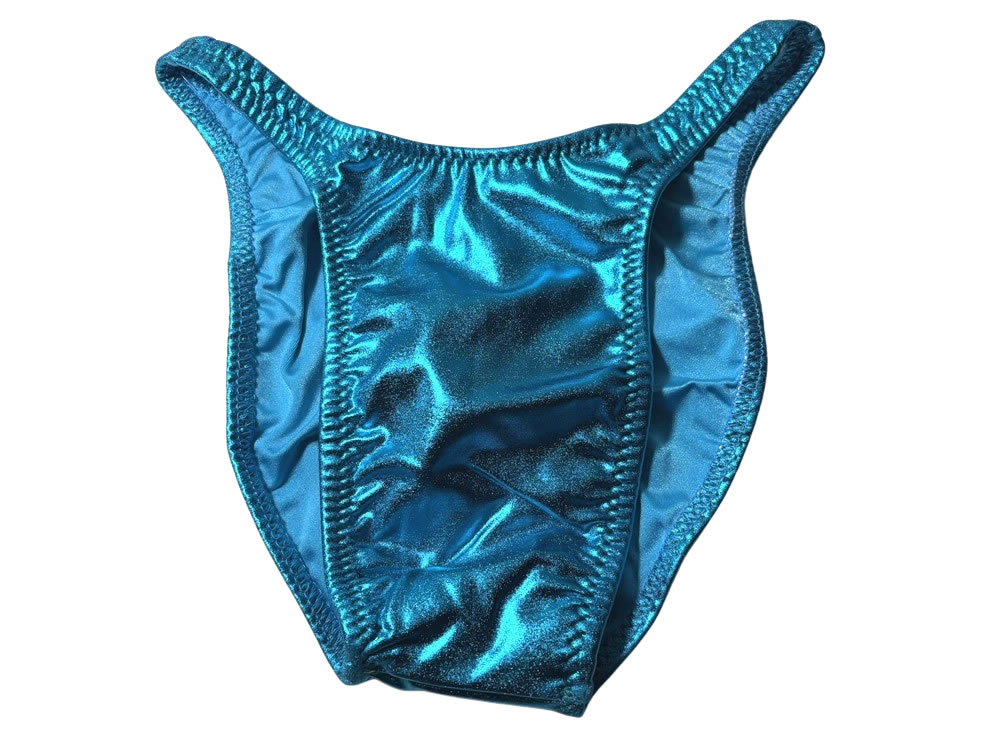 ジャグウェア　フレンチカット　ターコイズ   ビニール　ポージングスーツ　fcvyn01