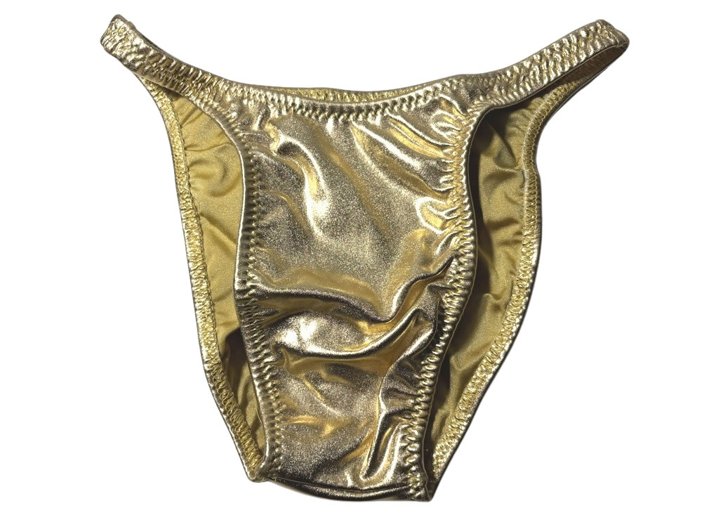 ジャグウェア　フレンチカット　ゴールド   ビニール　ポージングスーツ　fcvyn05