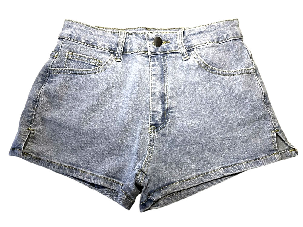 ホットパンツ スタンダード ハイストレッチデニム サイドスリット hp1018