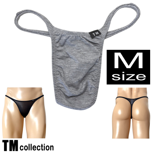 TMコレクション メンズビキニ　リヨセル　シャープカット　Tバック Mサイズ　065637